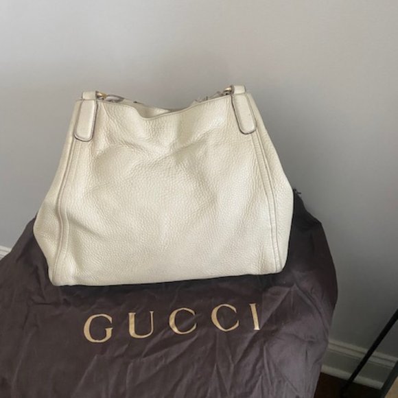 100% Authentic Gucci Soho Cellarius Medium Tote Handbag - Picture 12 of 16